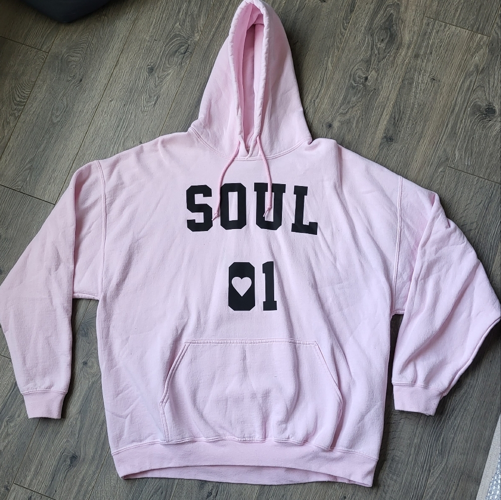 Gildan Soul 01 Hoodie Pink {2XL}